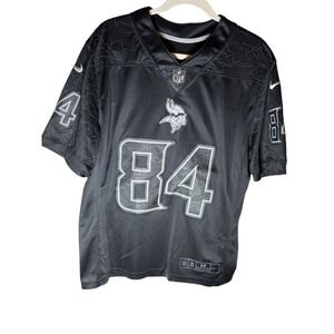 Nike Minnesota Vikings Randy Moss 84 Black Camo NFL Jersey Mens Medium